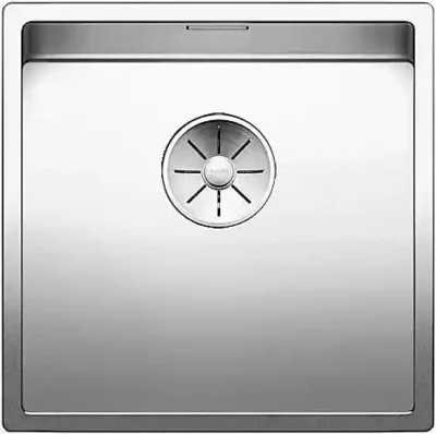 blanco claron 400 u 521573 enkele keukenspoelbak rvs onderbouw 1