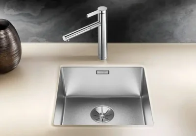 blanco claron 400 u durinox 523385 enkele keukenspoelbak rvs onderbouw 2