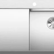 blanco claron 5 s if 521625 keukenpoelbak rechts rvs vlakbouw of opbouw excenter 1