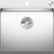 blanco claron 500 if a 521633 enkele keukenspoelbak rvs vlakbouw of opbouw excenter 1