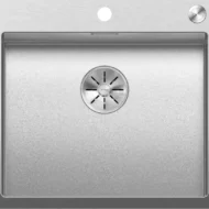 blanco claron 500 if a durinox 523393 enkele keukenspoelbak vlakbouw of opbouw excenter 1