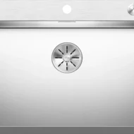 blanco claron 550 if a 521639 enkele keukenspoelbak rvs vlakbouw of opbouw excenter 1