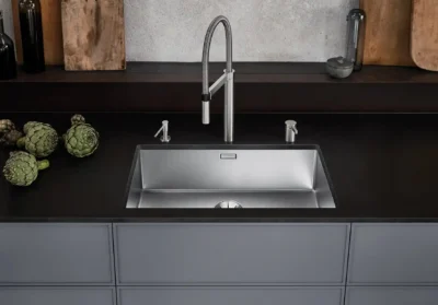 blanco claron 700 u durinox 523387 enkele keukenspoelbak rvs onderbouw 2