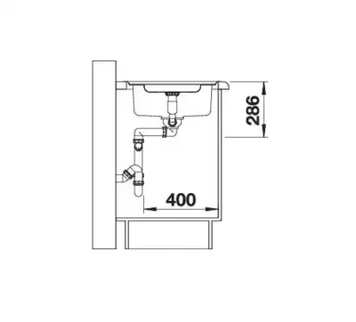blanco classic pro 5 s if 523663 keukenspoelbak rvs omkeerbaar vlakbouw of opbouw excenter 6
