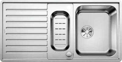 blanco classic pro 6 s if 523665 anderhalve keukenspoelbak rvs omkeerbaar vlakbouw of opbouw excenter 1