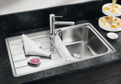 blanco classimo 45 s if 525330 keukenspoelbak rvs omkeerbaar vlakbouw of opbouw excenter 2