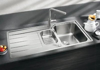 blanco classimo 6 s if 525329 anderhalve keukenspoelbak rvs omkeerbaar vlakbouw of opbouw excenter 2