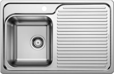 blanco classisc 40 s 511125 enkele keukenspoelbak rvs links opbouw 1