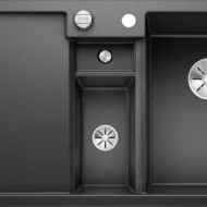 blanco collectis 6 s 523344 anderhalve keukenspoelbak rechts silgranit antraciet opbouw excenter 1