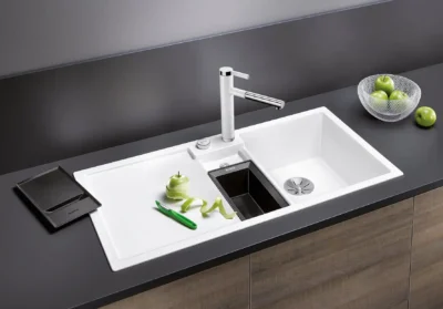 blanco collectis 6 s 523348 anderhalve keukenspoelbak rechts silgranit wit opbouw excenter 3