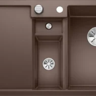blanco collectis 6 s 523353 anderhalve keukenspoelbak rechts silgranit cafe opbouw excenter 1