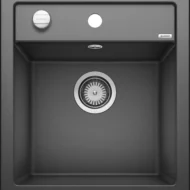 blanco dalago 45 517156 enkele keukenspoelbak silgranit antraciet opbouw excenter 1