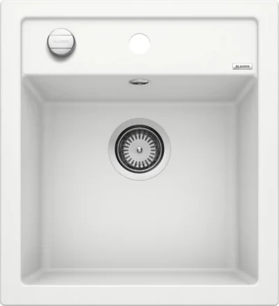 blanco dalago 45 517160 enkele keukenspoelbak silgranit wit opbouw excenter 1