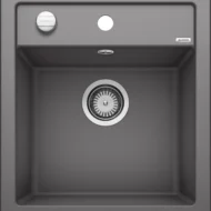 blanco dalago 45 518846 enkele keukenspoelbak silgranit rotsgrijs opbouw excenter 1