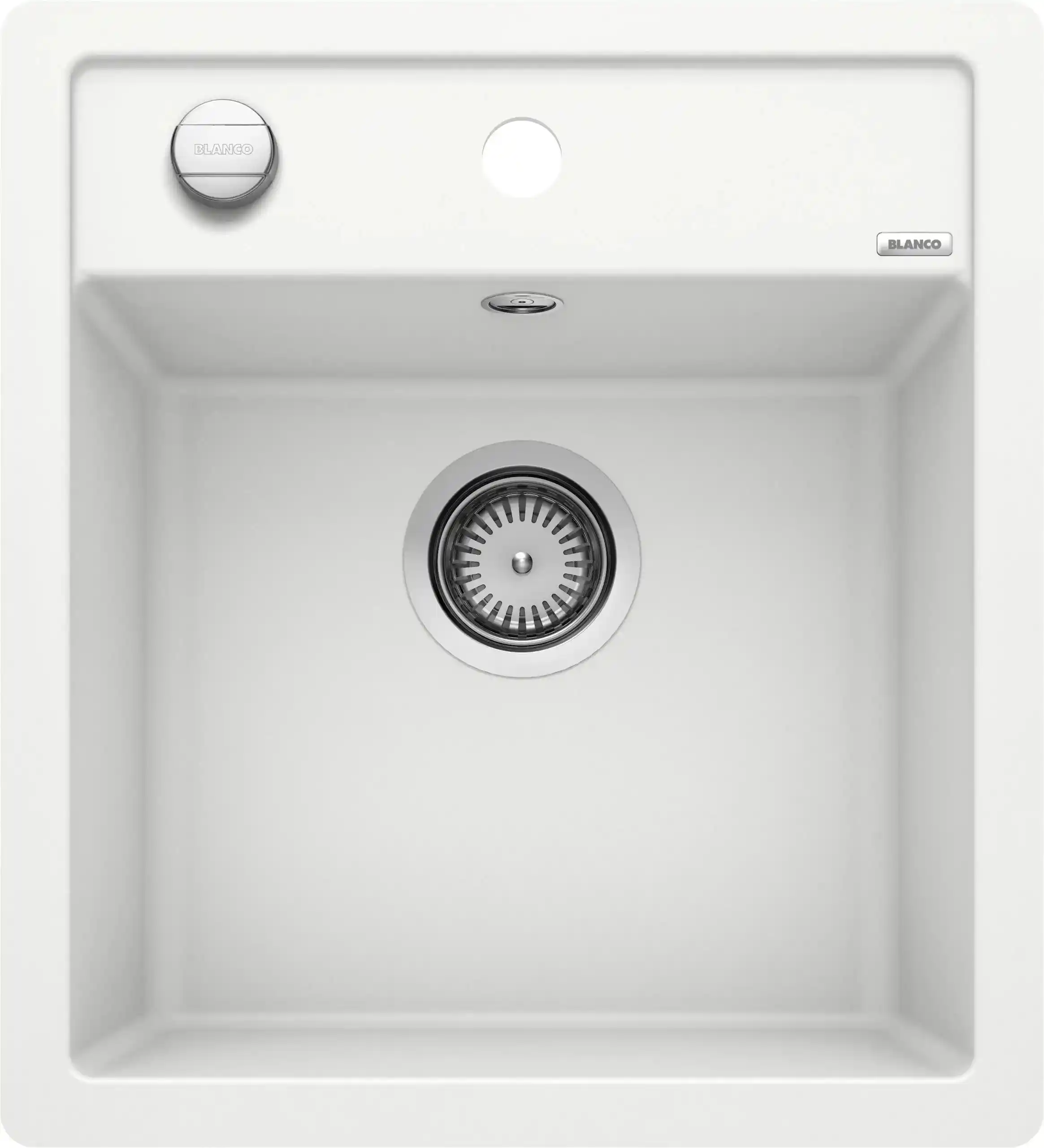 blanco dalago 45 f 517169 enkele keukenspoelbak silgranit wit vlakbouw of onderbouw excenter 1 blanco dalago 45 f 517169 enkele keukenspoelbak silgranit wit vlakbouw of onderbouw excenter 1