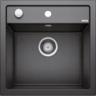 blanco dalago 5 518521 enkele keukenspoelbak silgranit antraciet opbouw excenter 1