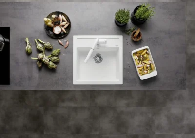 blanco dalago 5 518524 enkele keukenspoelbak silgranit wit opbouw excenter 4