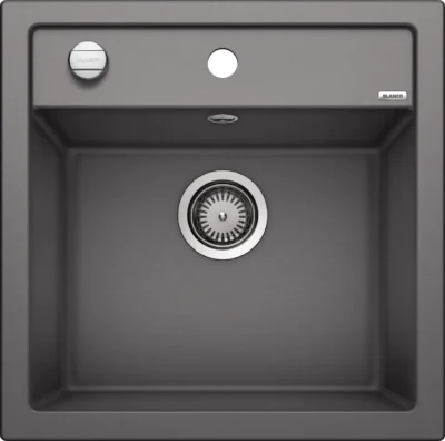 blanco dalago 5 518848 enkele keukenspoelbak silgranit rotsgrijs opbouw excenter 1