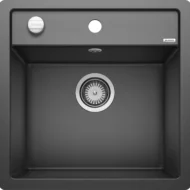 blanco dalago 5 f 518530 enkele keukenspoelbak silgranit antraciet vlakbouw excenter 1