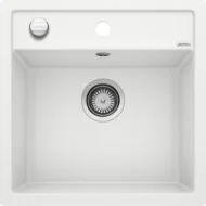 blanco dalago 5 f 518532 enkele keukenspoelbak silgranit wit vlakbouw excenter 1