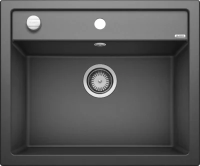 blanco dalago 6 514197 enkele keukenspoelbak silgranit antraciet opbouw excenter 1