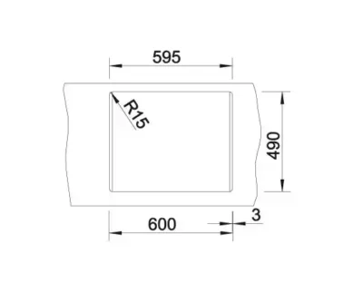blanco dalago 6 527063 enkele keukenspoelbak silgranit zacht wit opbouw excenter 4