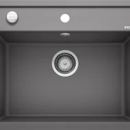 blanco dalago 6 f 518851 enkele keukenspoelbak silgranit rotsgrijs vlakbouw excenter 1