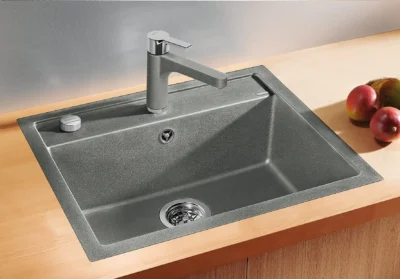 blanco dalago 6 f 518851 enkele keukenspoelbak silgranit rotsgrijs vlakbouw excenter 3