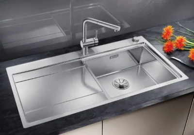 blanco divon ii 5 s if 521659 keukenspoelbak links rvs vlakbouw of opbouw excenter 2