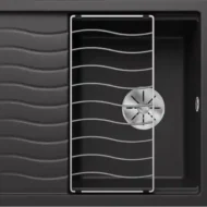 blanco elon 45 s 524814 enkele keukenspoelbak silgranit antraciet omkeerbaar opbouw excenter 1