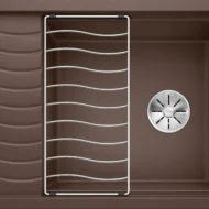 blanco elon xl 6 s 524843 enkele keukenspoelbak silgranit cafe omkeerbaar opbouw excenter 1