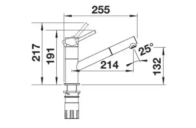 blanco elon xl 6 s 527070 enkele keukenspoelbak silgranit zacht wit omkeerbaar opbouw excenter 2