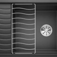 blanco elon xl 6 s f 524854 keukenspoelbak silgranit antraciet omkeerbaar vlakbouw excenter 1