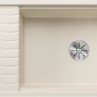 blanco elon xl 6 s f 527071 keukenspoelbak silgranit zacht wit omkeerbaar vlakbouw excenter 1