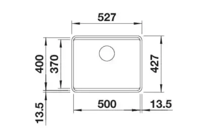 blanco etagon 500 f 526346 enkele keukenspoelbak silgranit wit inclusief rails vlakbouw 3