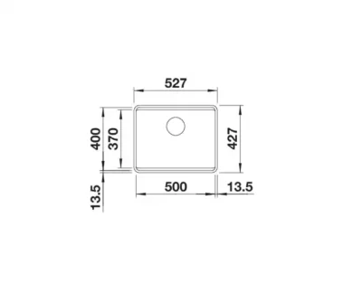 blanco etagon 500 f 527074 enkele keukenspoelbak silgranit zacht wit inclusief rails vlakbouw 3