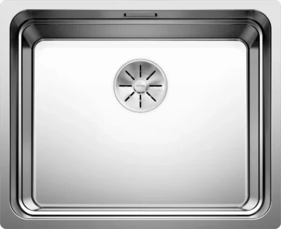 blanco etagon 500 if 521840 enkele keukenspoelbak rvs zijdeglans opbouw vlakbouw 1