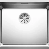 blanco etagon 500 u 521841 enkele keukenspoelbak rvs inclusief rails onderbouw 1