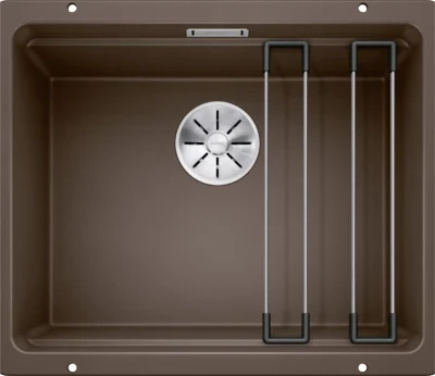 blanco etagon 500 u 522236 keukenspoelbak silgranit cafe inclusief rails onderbouw 2