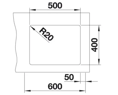 blanco etagon 500 u 527075 keukenspoelbak silgranit zacht wit inclusief rails onderbouw 4