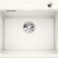 blanco etagon 6 525156 keukenspoelbak keramiek wit inclusief rails opbouw excenter 1