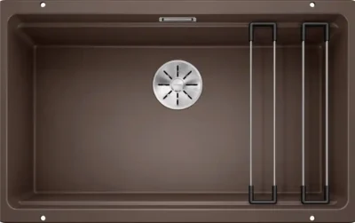 blanco etagon 700 u 525176 keukenspoelbak silgranit cafe inclusief rails onderbouw 2