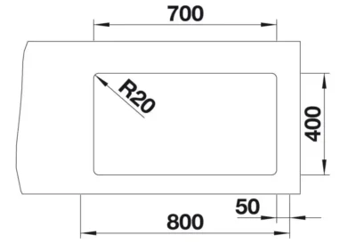 blanco etagon 700 u 527261 keukenspoelbak silgranit vulkaangrijs inclusief rails onderbouw 5