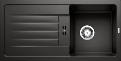 blanco favum 45 s 526081 keukenspoelbak silgranit zwart opbouw 1