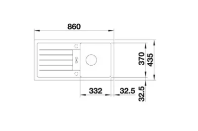 blanco favum 45 s 527266 keukenspoelbak silgranit vulkaangrijs opbouw 3