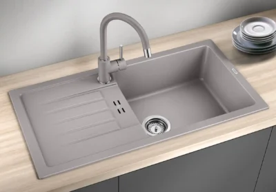 blanco favum xl 6 s 524233 enkele keukenspoelbak silgranit antraciet omkeerbaar opbouw 2