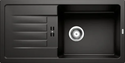 blanco favum xl 6 s 526082 enkele keukenspoelbak silgranit zwart opbouw 1