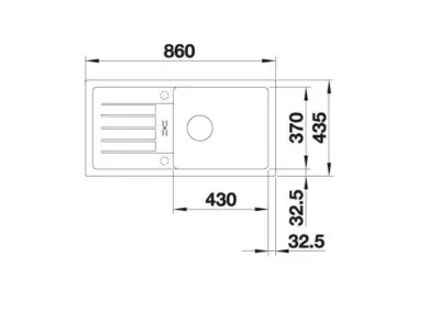 blanco favum xl 6 s 527267 keukenspoelbak silgranit vulkaangrijs opbouw 3