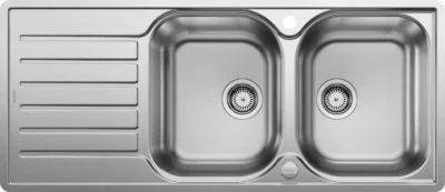 blanco lantos 8 s if 519713 compact keukenspoelbak rvs vlakbouw of opbouw excenter 1