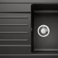 blanco legra 45 s 526083 keukenspoelbak silgranit zwart omkeerbaar opbouw 1